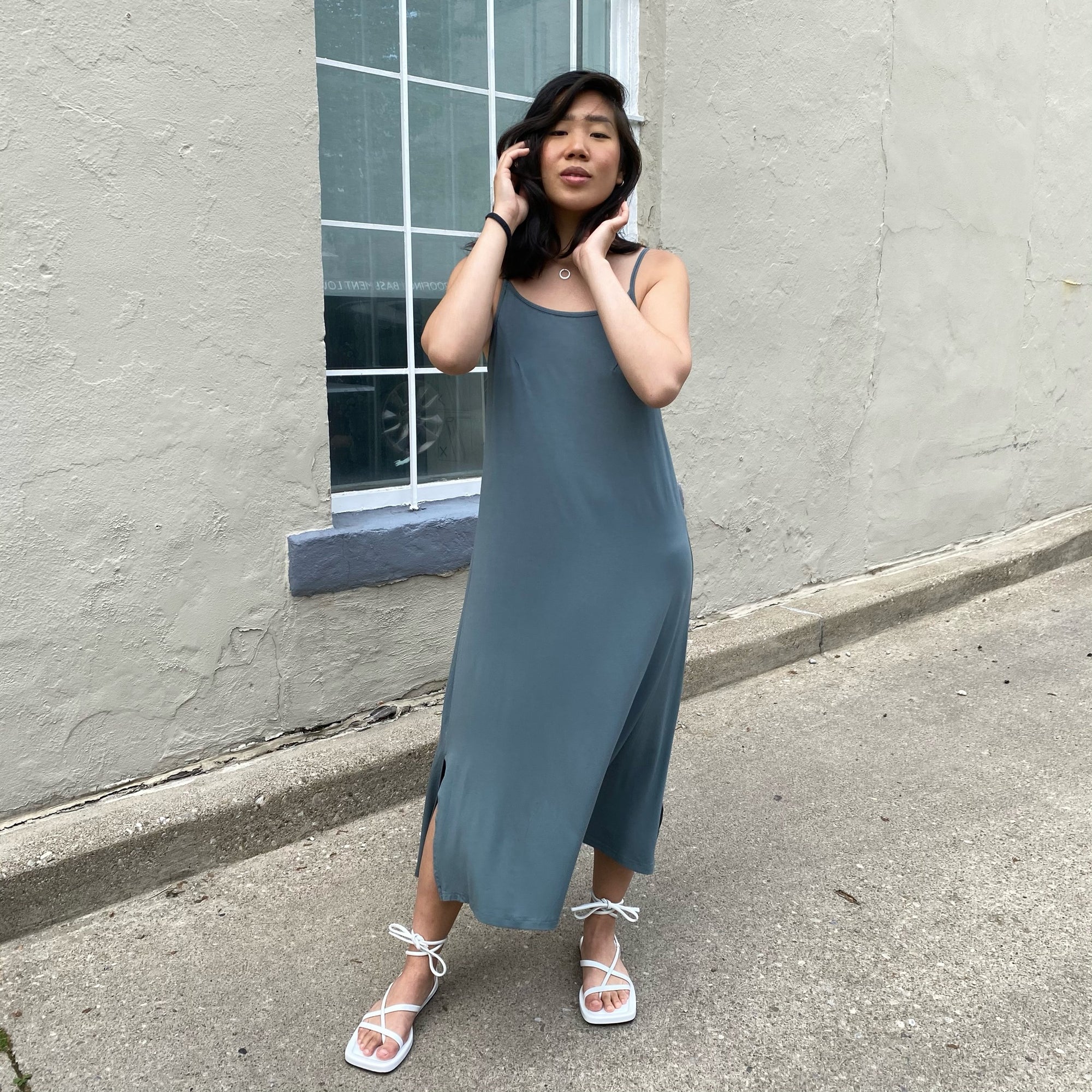EBE Scoop Back Maxi Dress