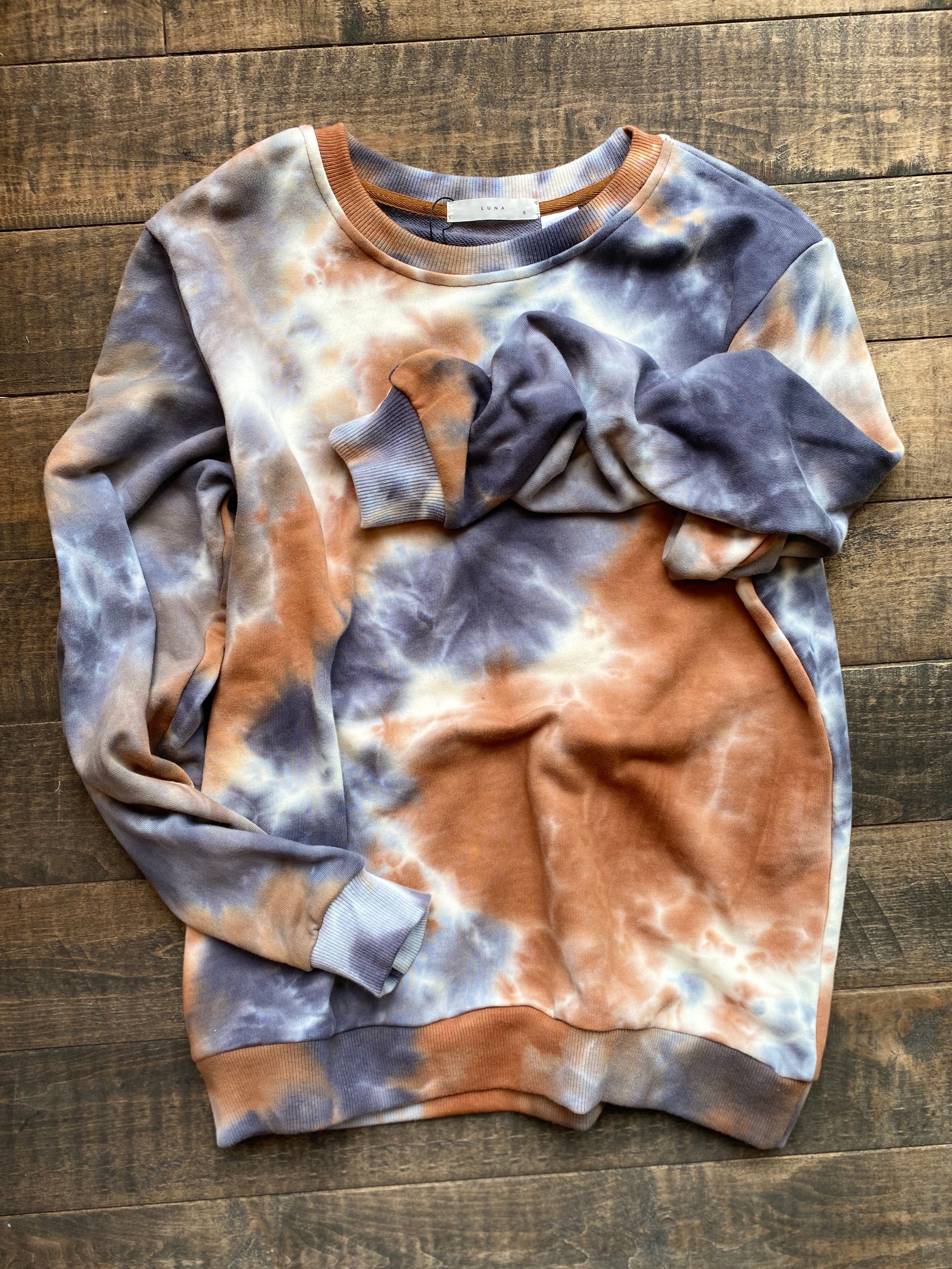 BENNY Tie Dye Crewneck Sweatshirt