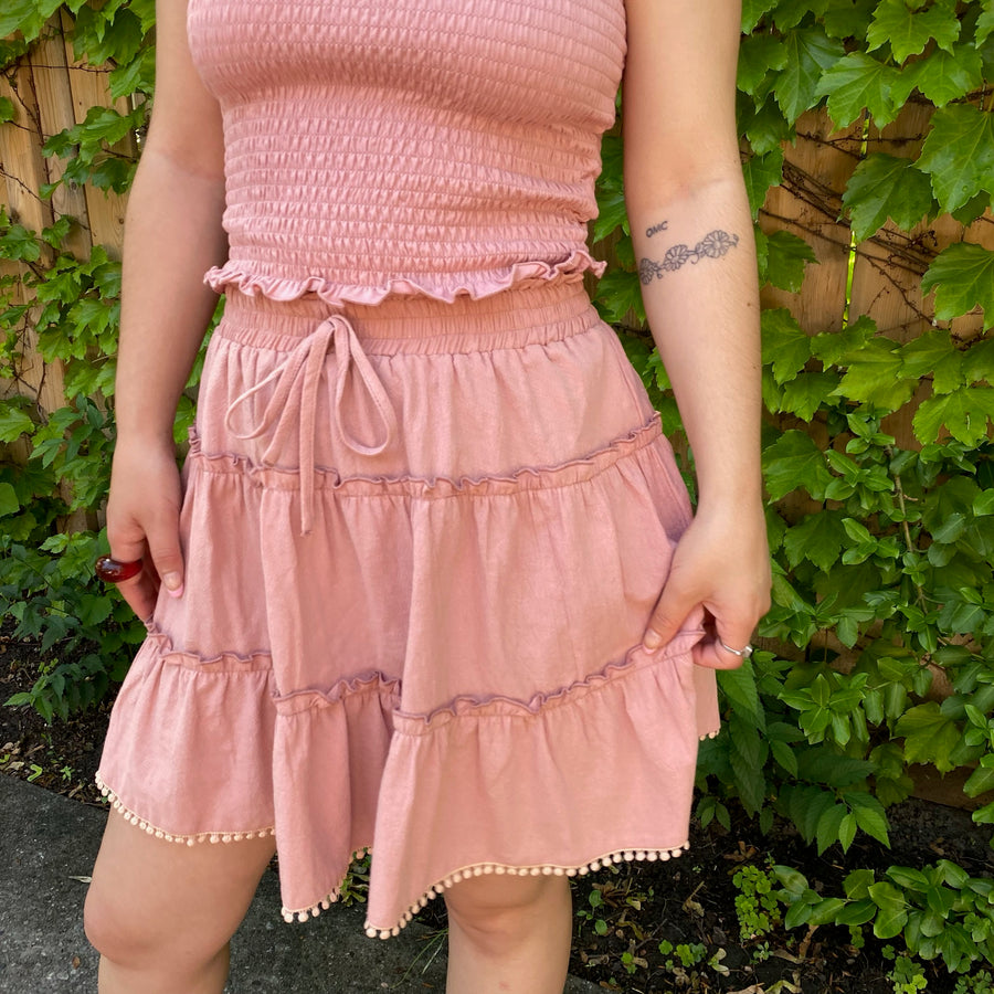 DAISY Ruffle Mini Skirt