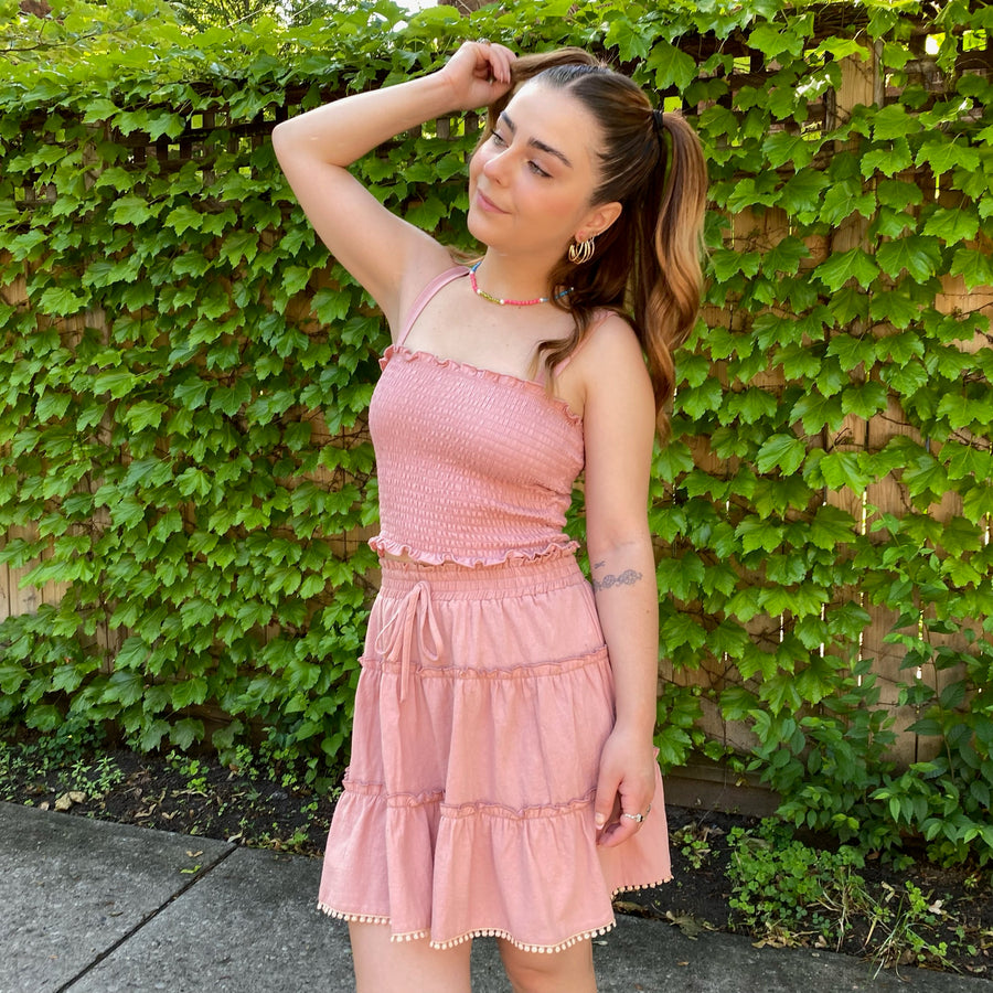 DAISY Ruffle Mini Skirt