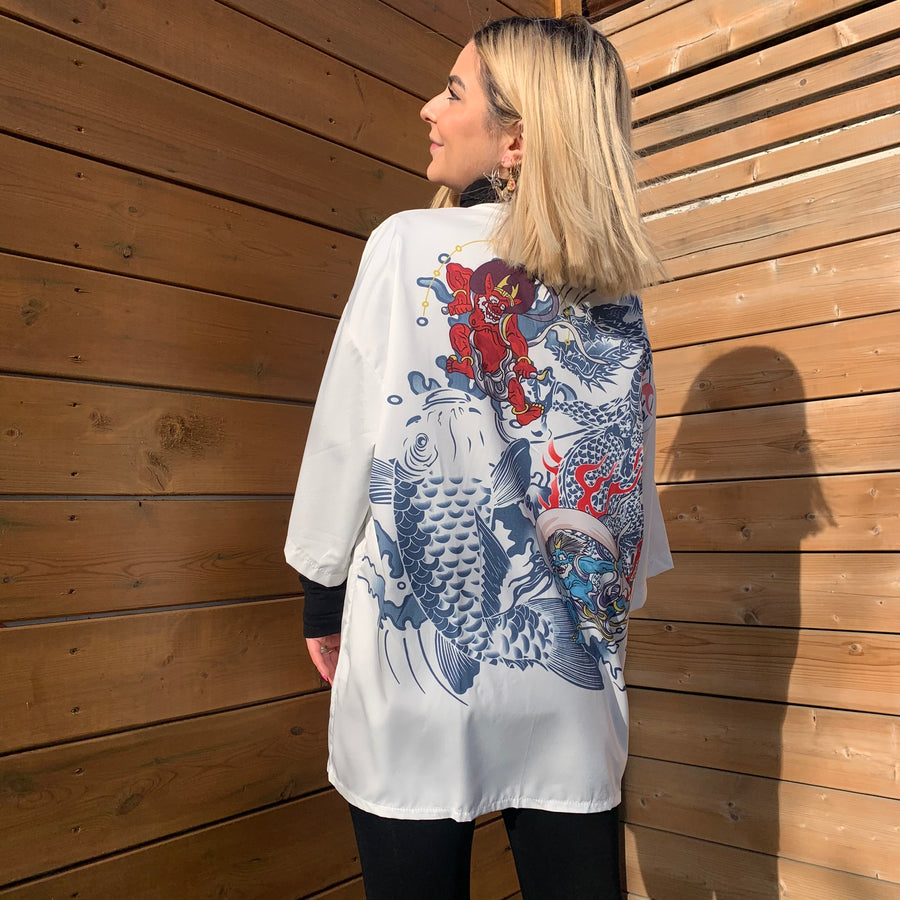 ZALE Print kimono