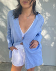 VANESSA V Neck Linen Shirt