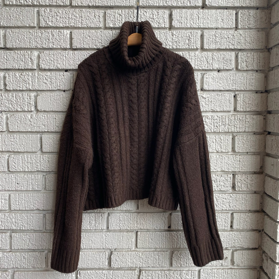CHAI Boxy Turtleneck
