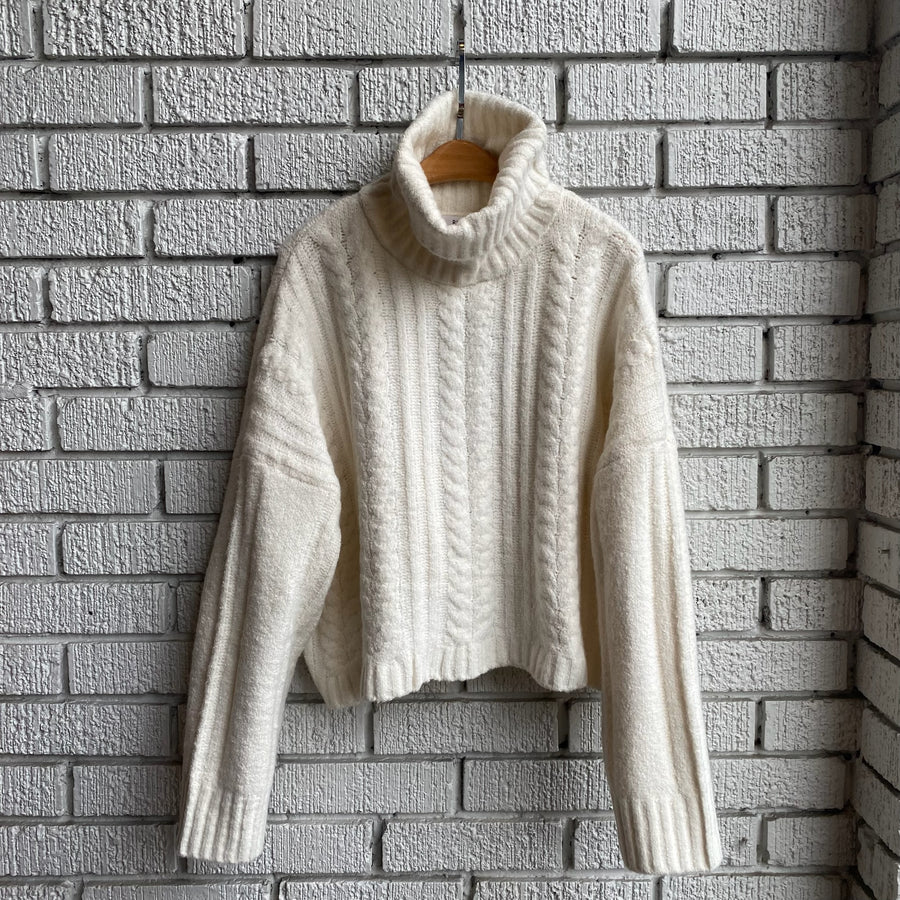 CHAI Boxy Turtleneck
