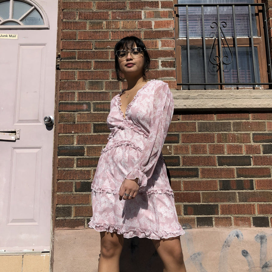 KARRY Backless Floral Dress