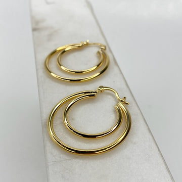 IMANI Double Hoops