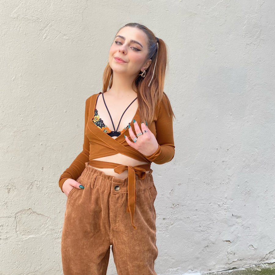 HAYES Wrap Top