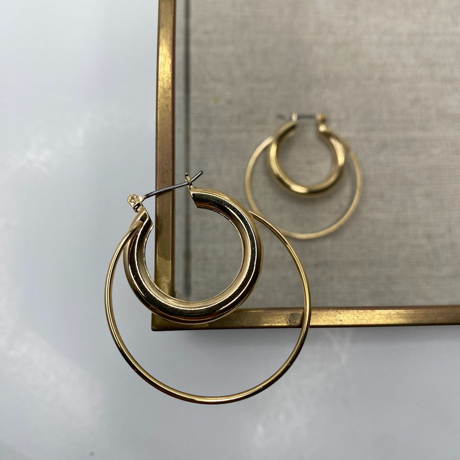 DAWSON Double Hoops