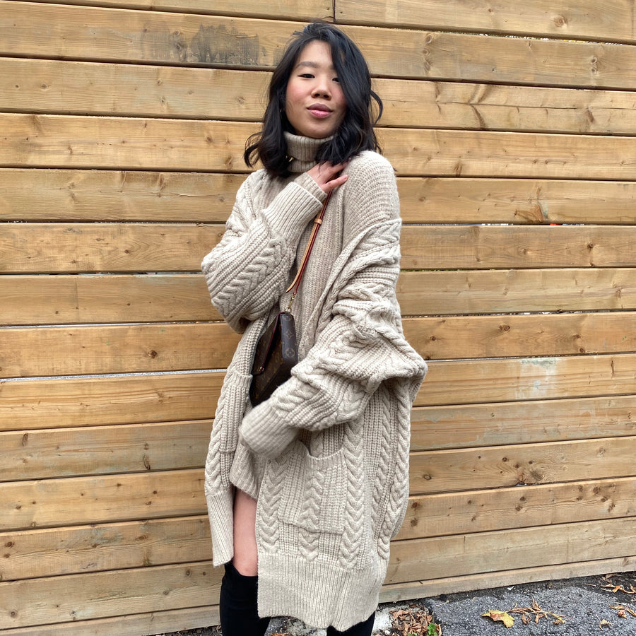 MONROE Cable Cardigan