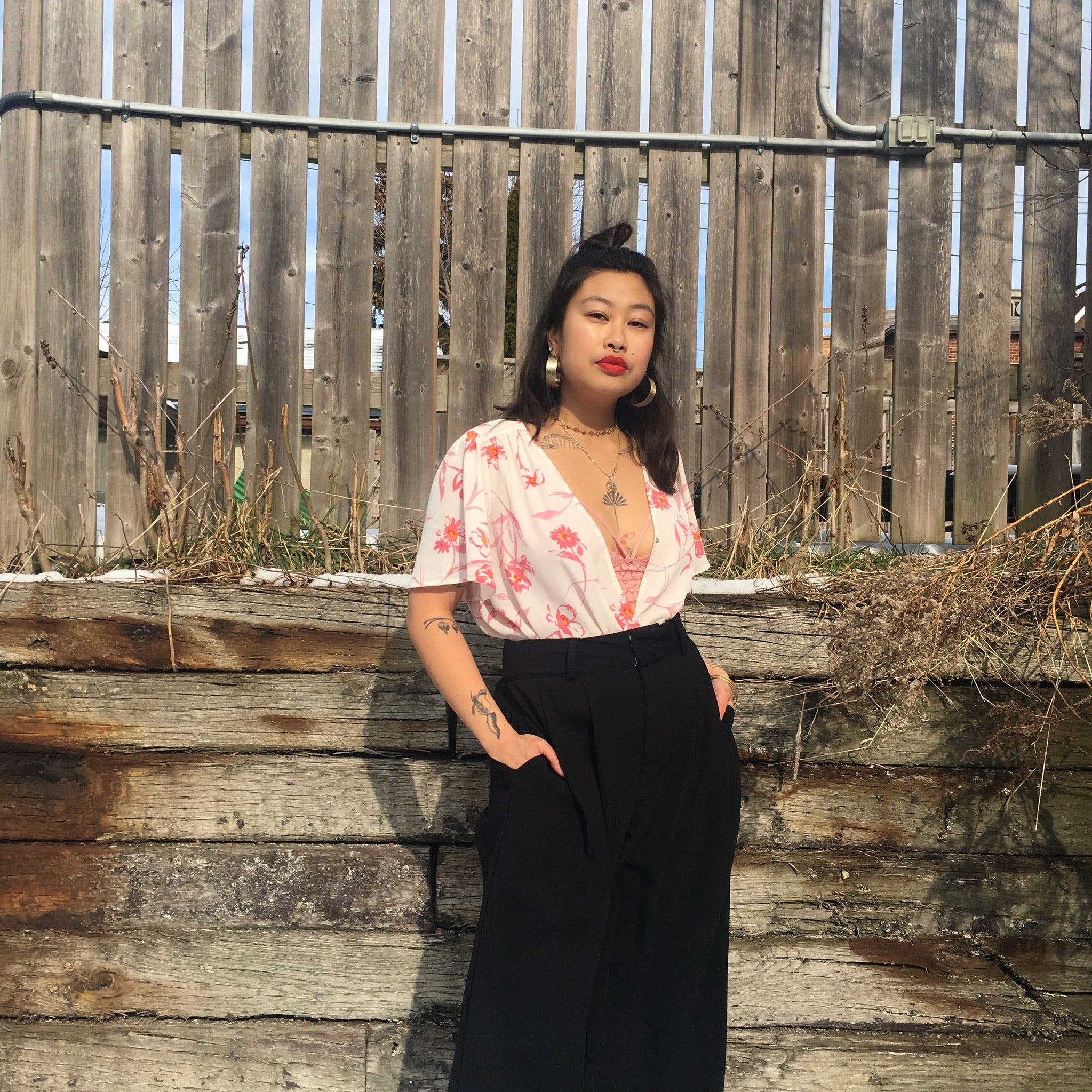 SARA Crossover Style Bodysuit – Risqué Clothing