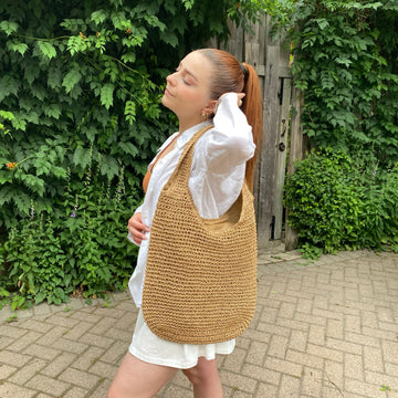 SOFIA Straw Tote Bag