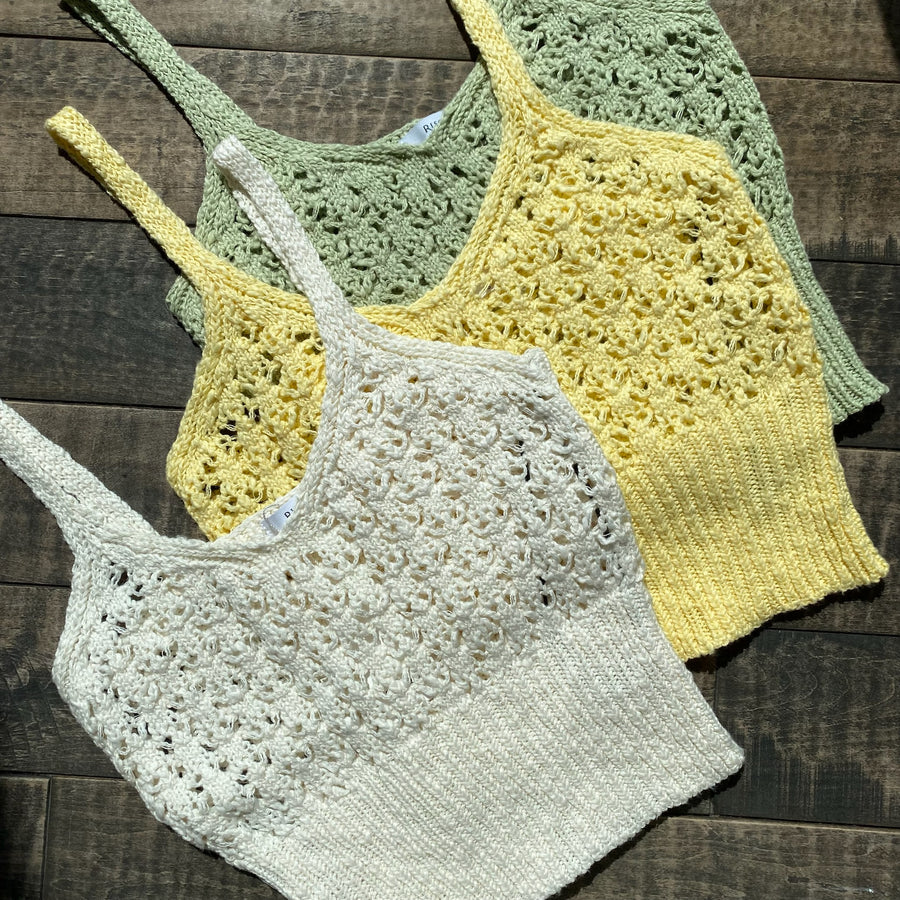 BAIA Crochet Tank
