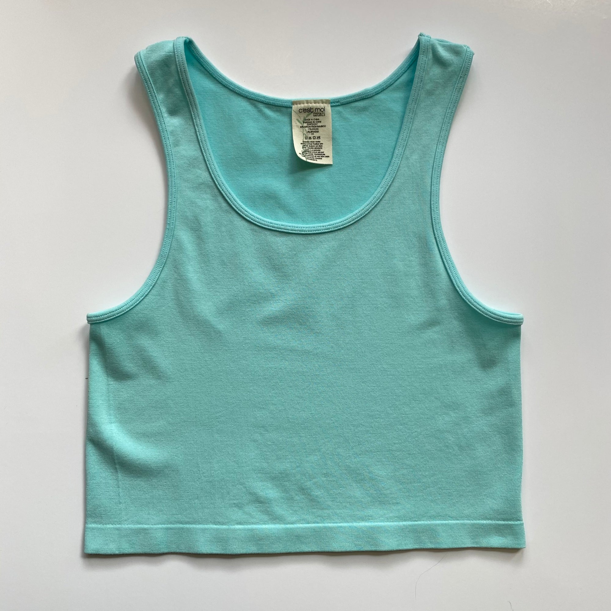 Bamboo Crop Tank Top