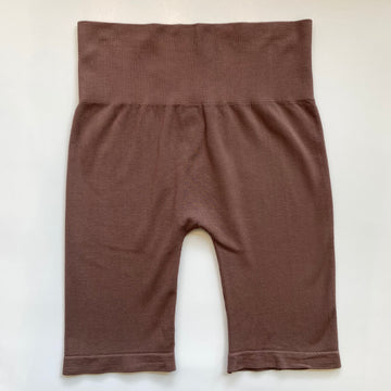 KIMBERLY High Waisted Ribbed Bike Shorts