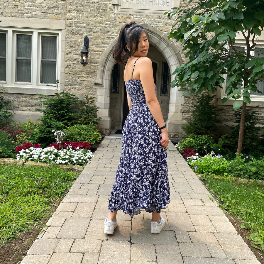 FLEUR Floral Maxi Dress