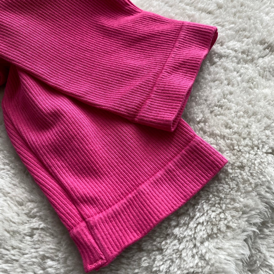 Bamboo High Waisted Ribbed Leggings