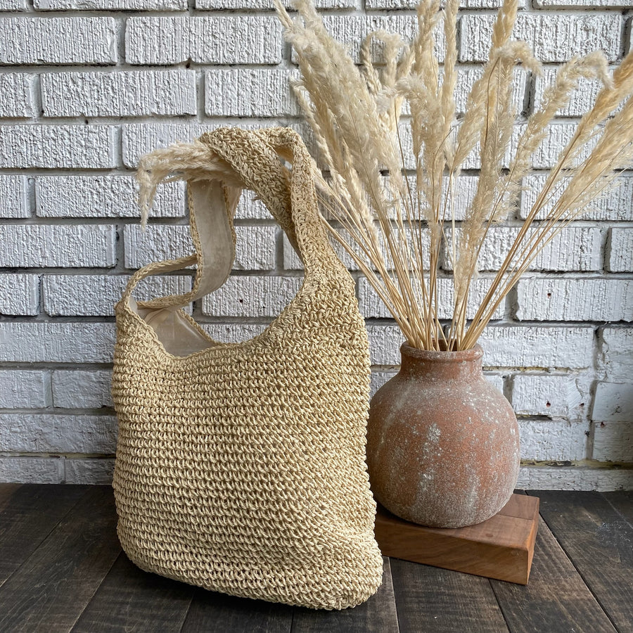 SOFIA Straw Tote Bag