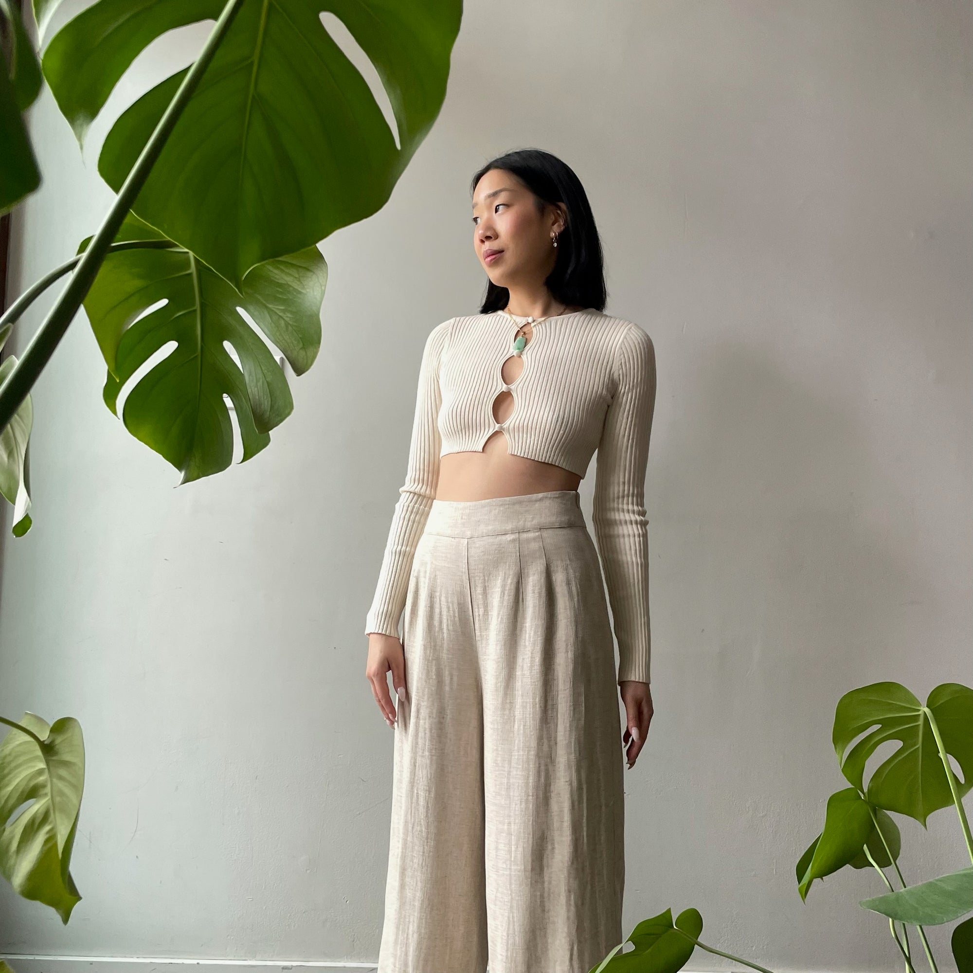 SAINT TROPEZ Wide Leg Pants