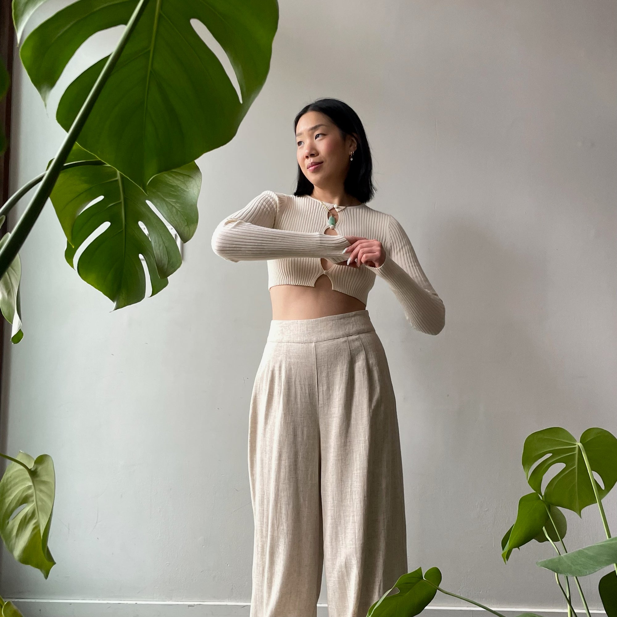 SAINT TROPEZ Wide Leg Pants