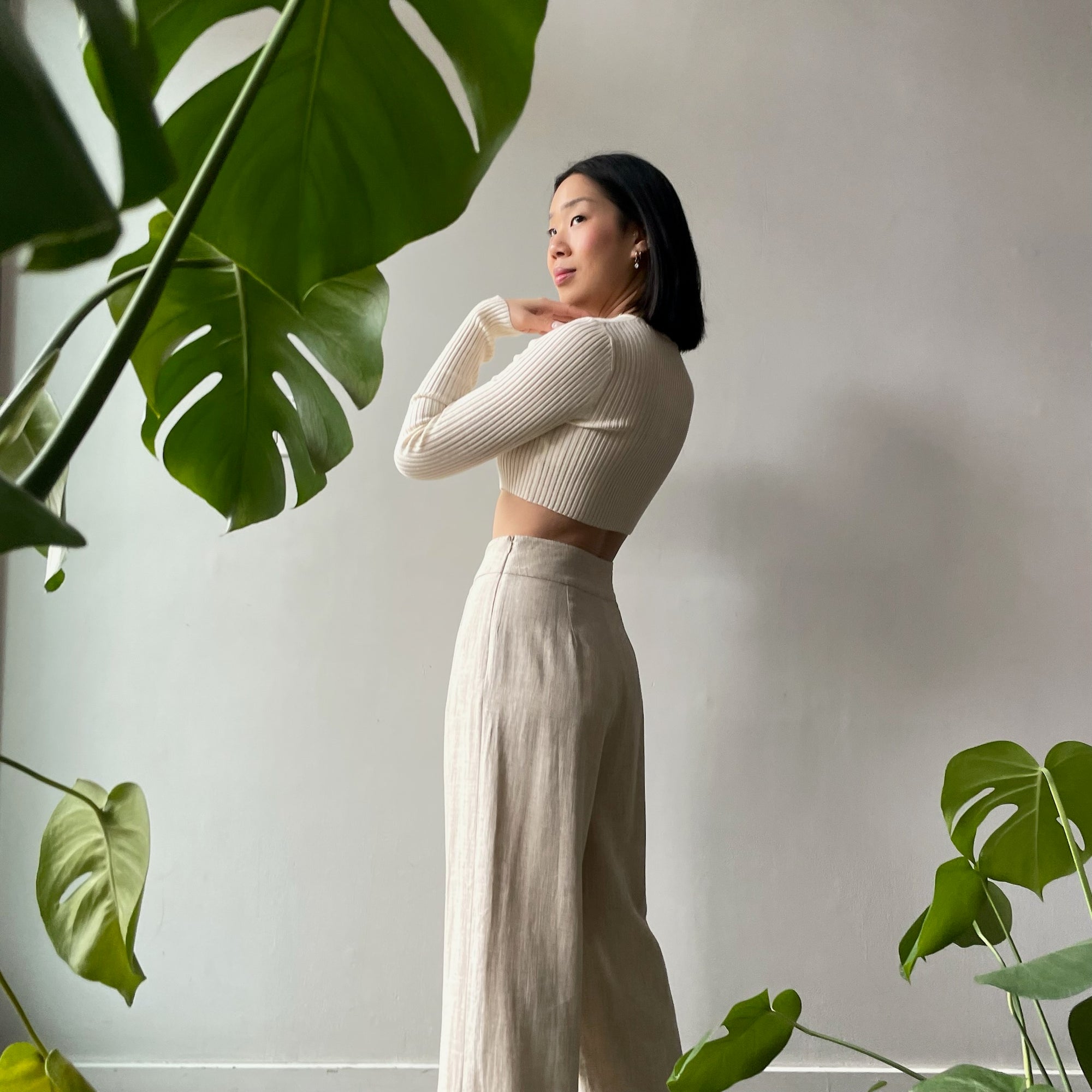 SAINT TROPEZ Wide Leg Pants