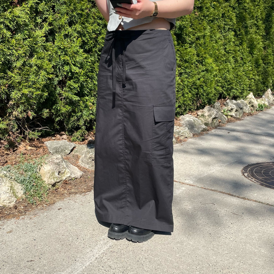 REMMIE Cargo Maxi Skirt