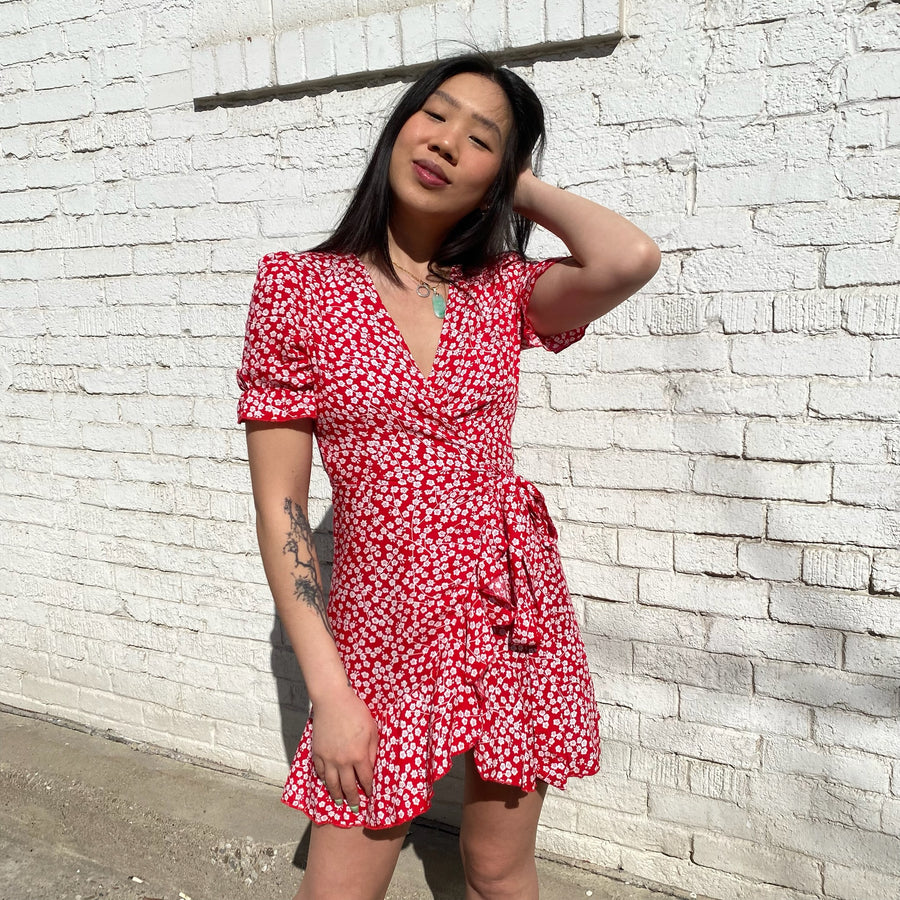 MOIRA Floral Mini Dress