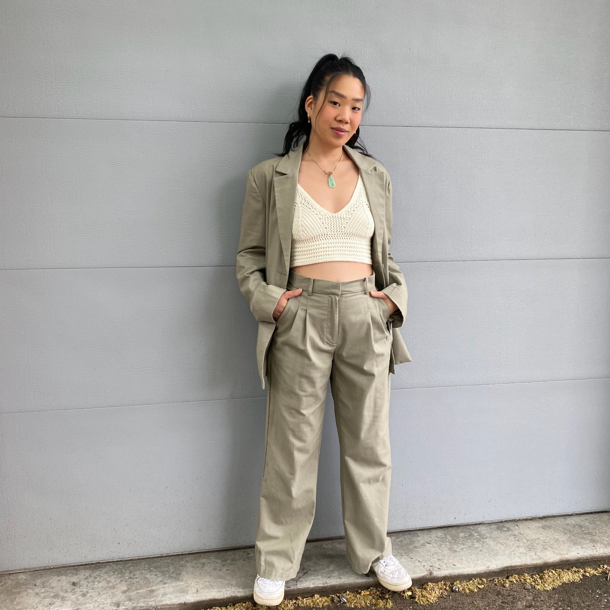 NAHLA Knit Crop Top