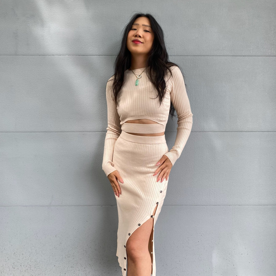 ELOISE Knit Midi Skirt