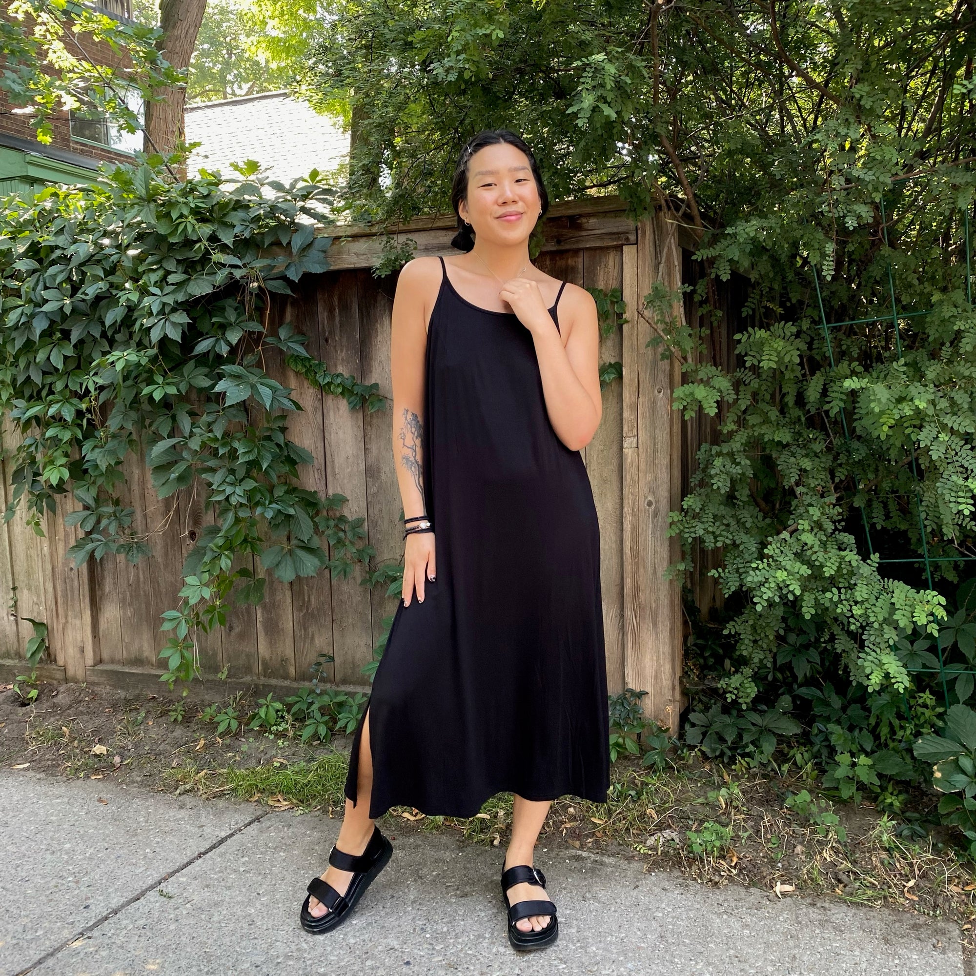 EBE Scoop Back Maxi Dress