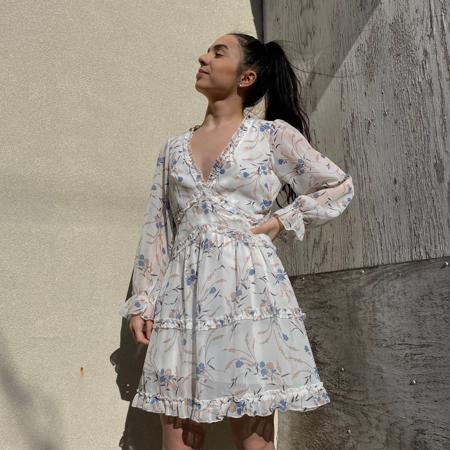 KARRY Backless Floral Dress