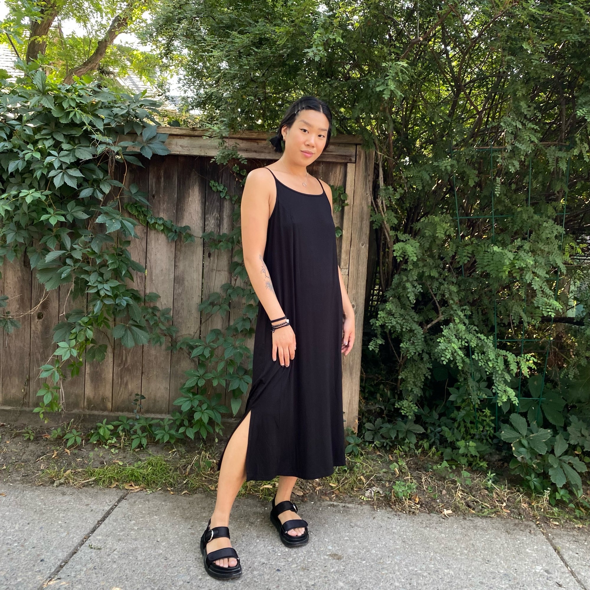 EBE Scoop Back Maxi Dress