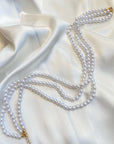 Triple Layer Pearl  Necklace