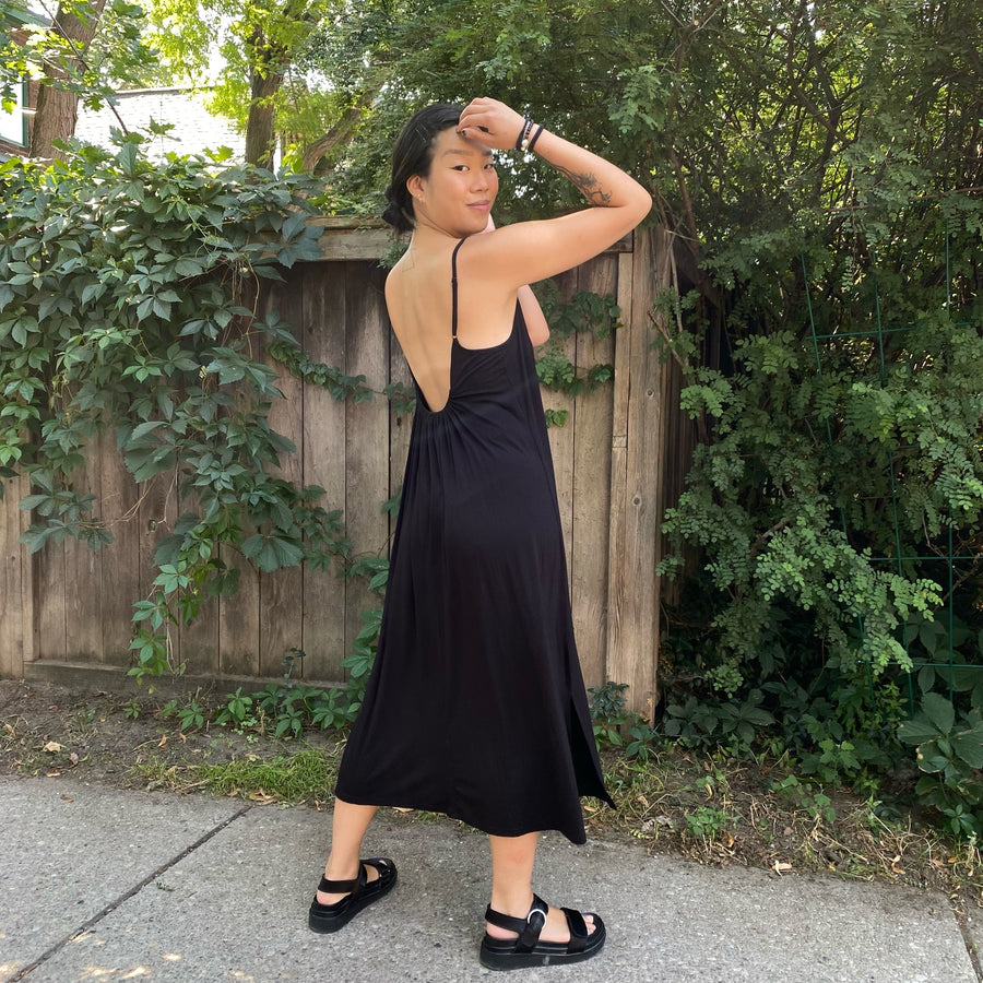 EBE Scoop Back Maxi Dress