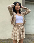 YARA Plaid Shorts