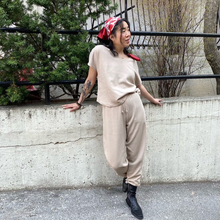 CELINE Waffle Knit Jogger