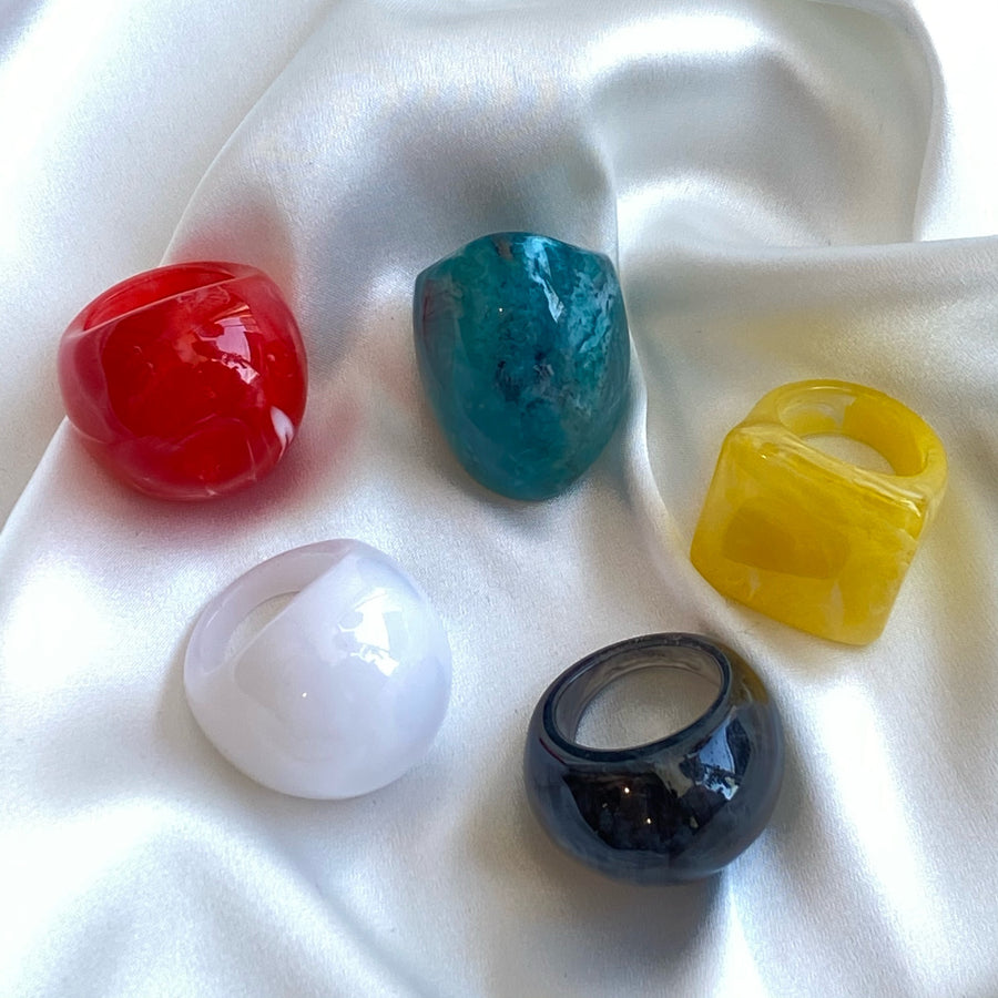 Colourful Resin Ring