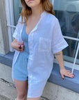 DAKOTA Short Sleeve Linen Shirt