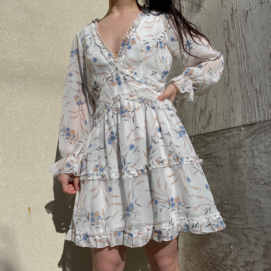 KARRY Backless Floral Dress