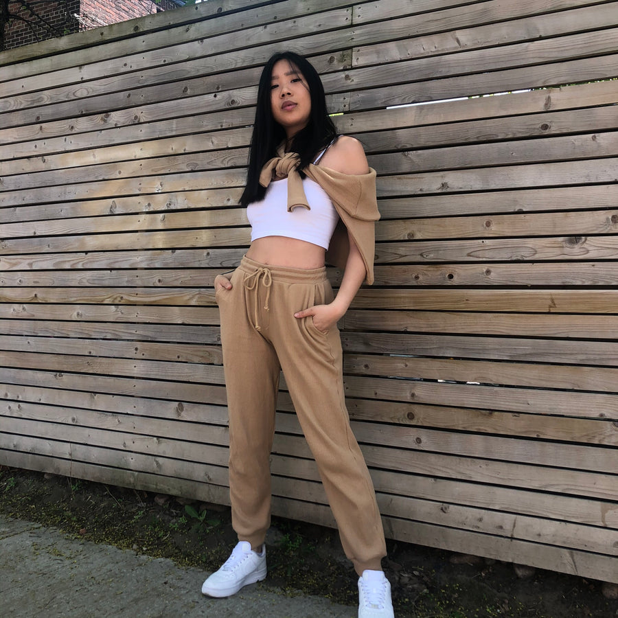 YASMIN Waffle Sweatpant