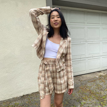 YARA Plaid Shorts