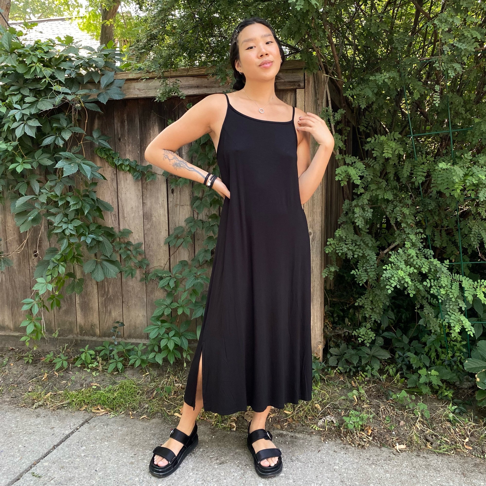 EBE Scoop Back Maxi Dress