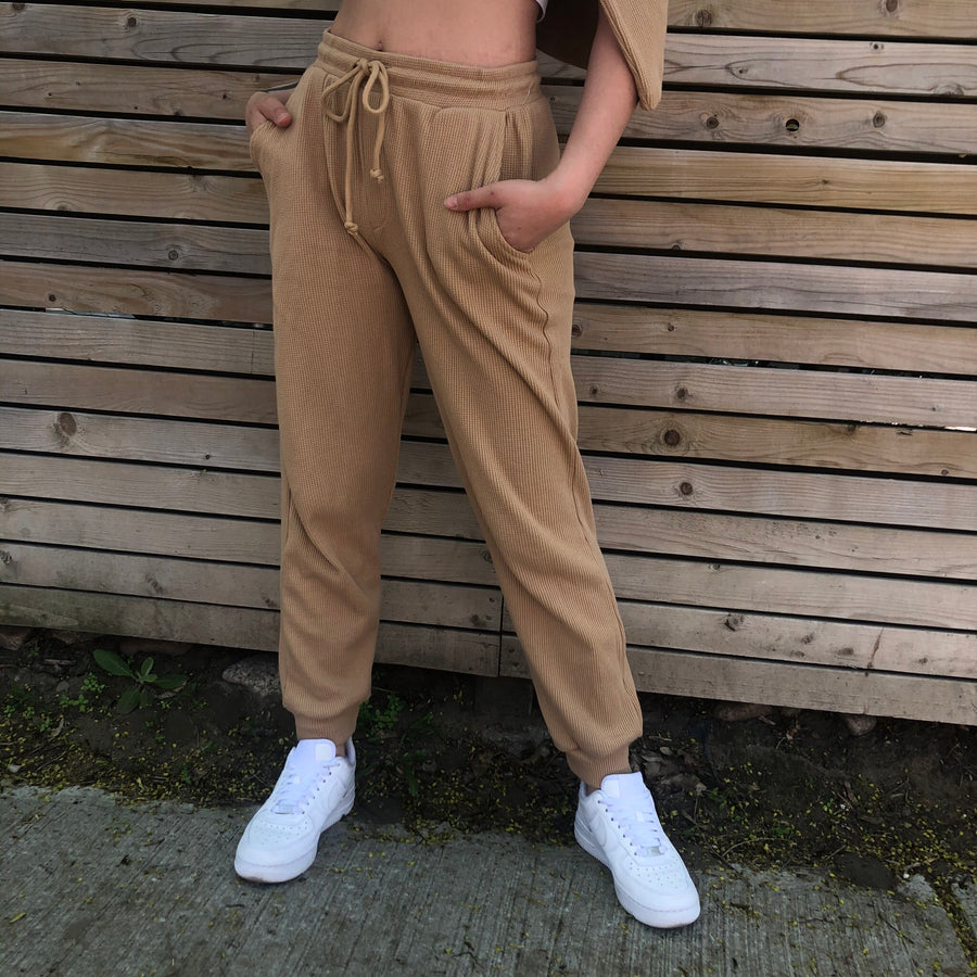 YASMIN Waffle Sweatpant