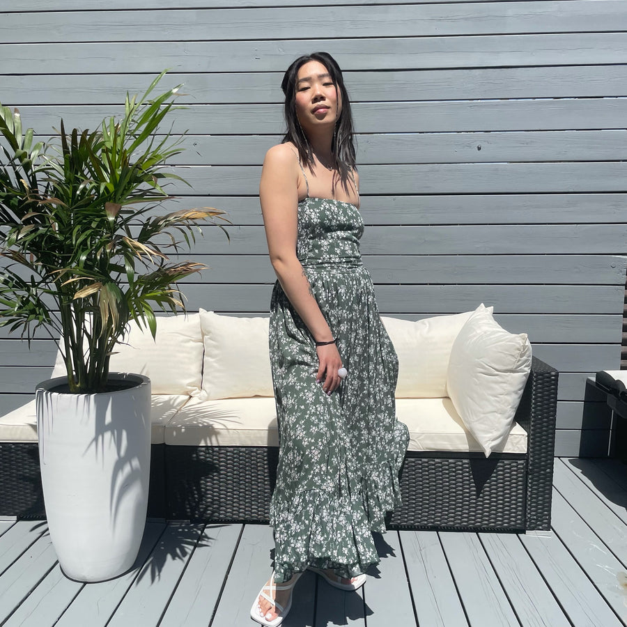 FLEUR Floral Maxi Dress