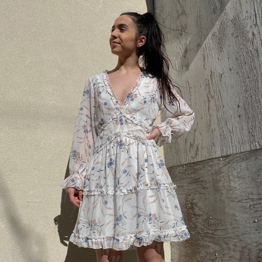 KARRY Backless Floral Dress