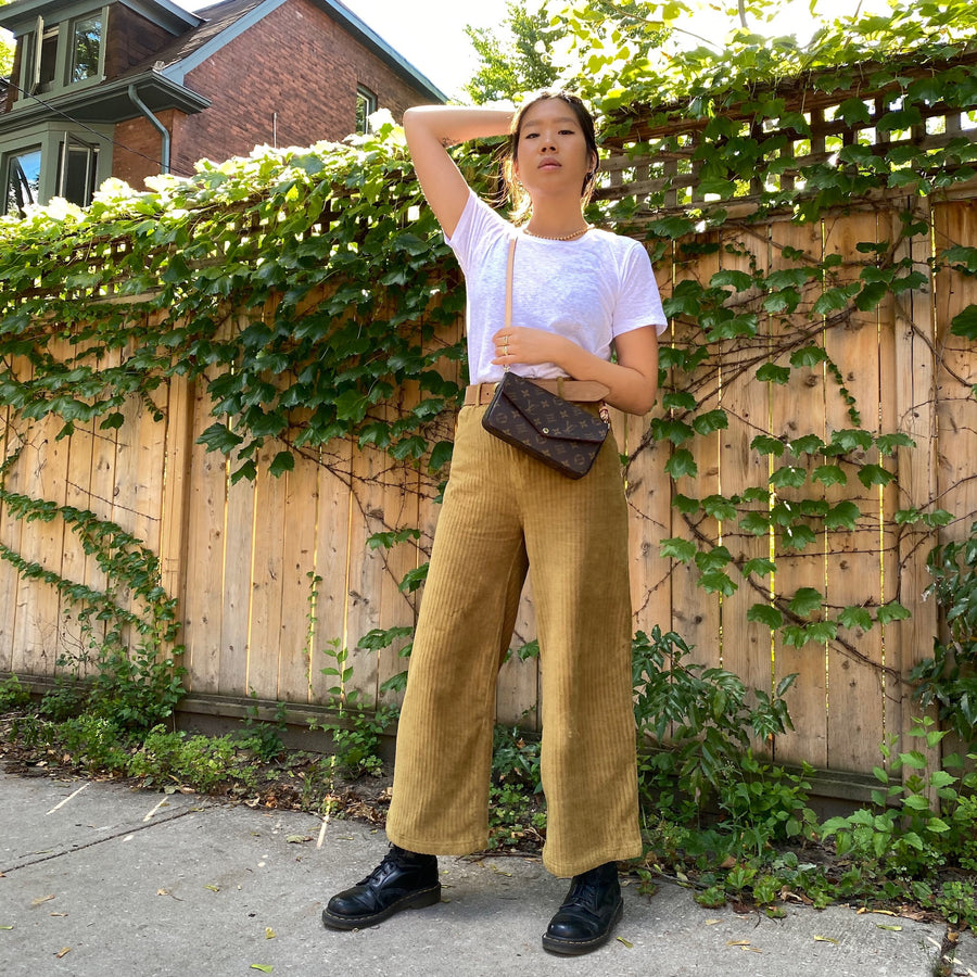 REMI High Waist Corduroy Pant